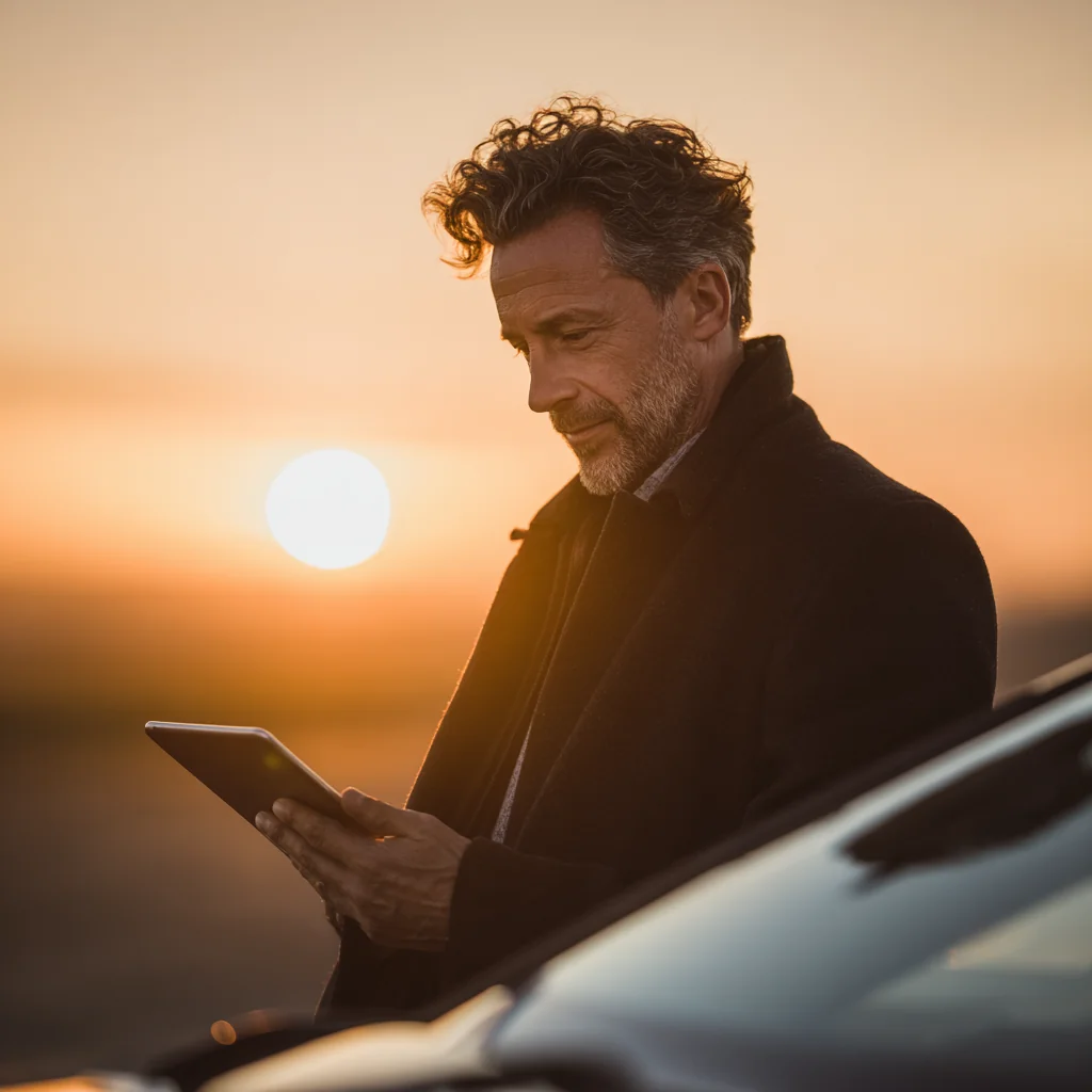 Автомобиль на американской дороге с защитой AutoGuarantee